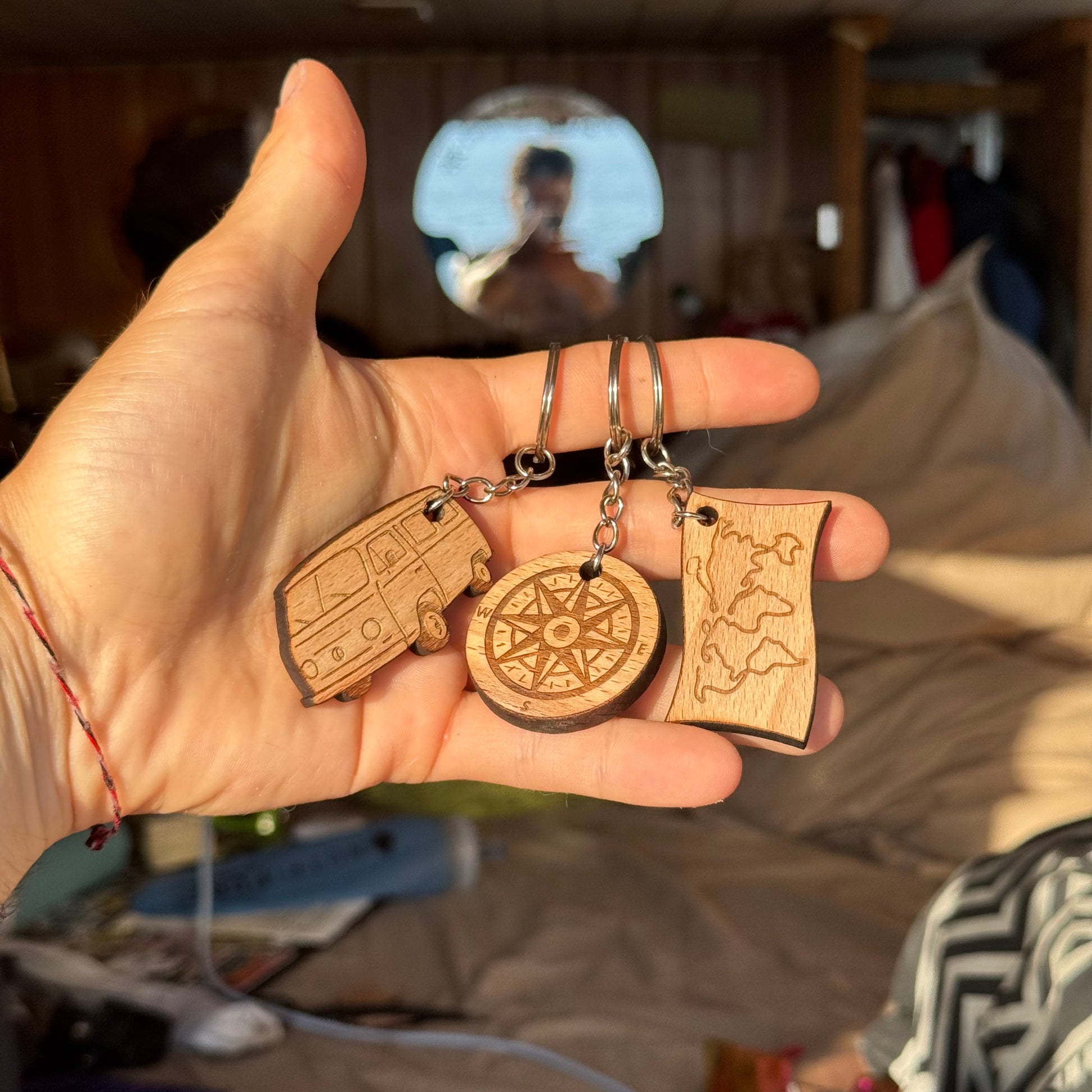 3 porte-clés "Pack aventure" 10 chances de gagner le van