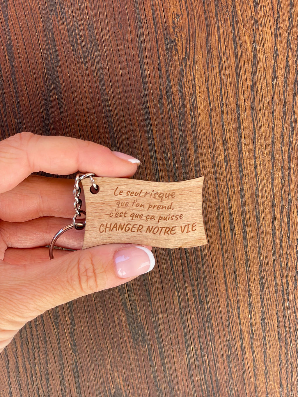 Porte-clé "Carte du monde" 1 chance de gagner le van