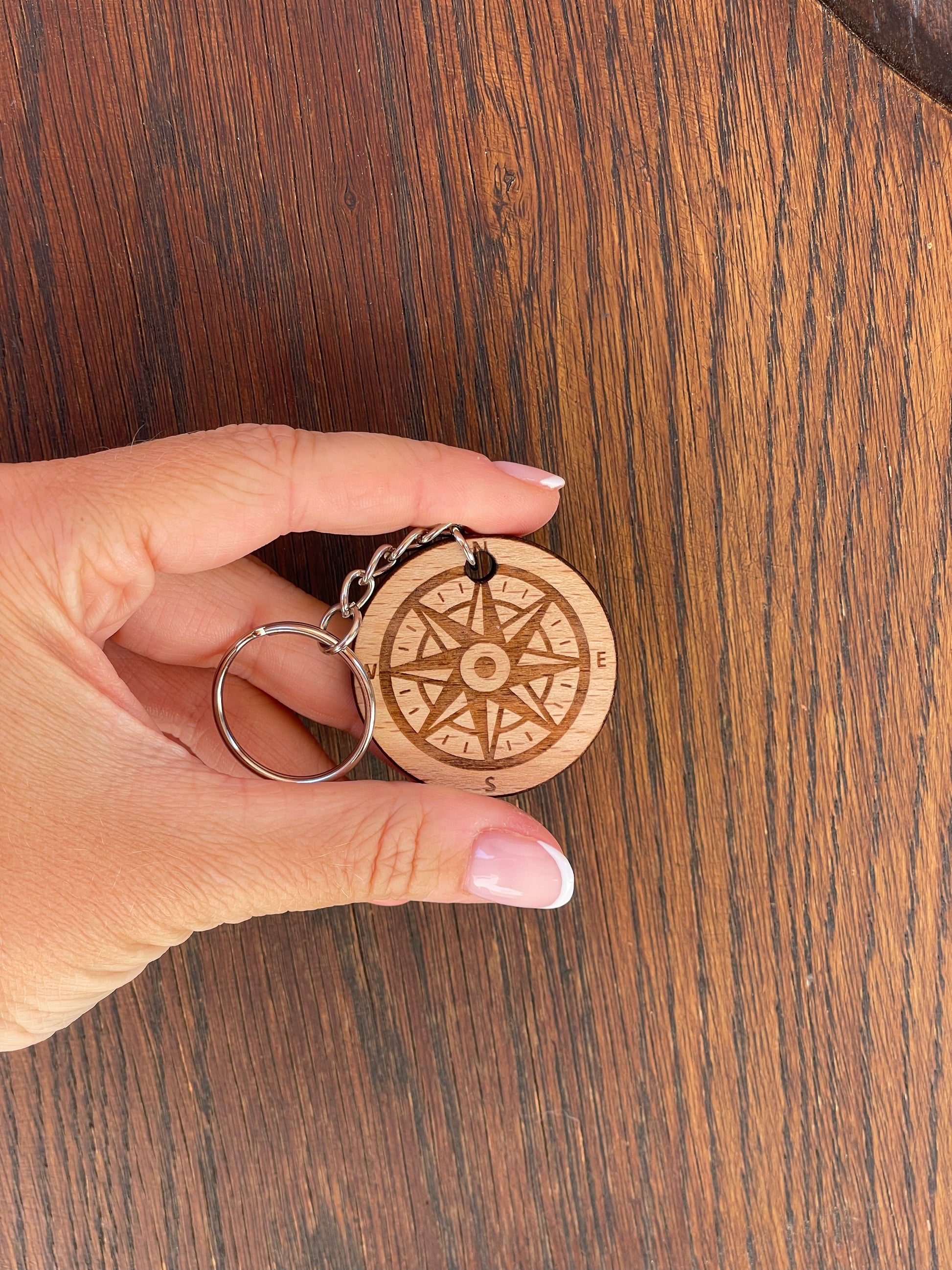 Porte clés "Boussole" 2 chances de gagner le van