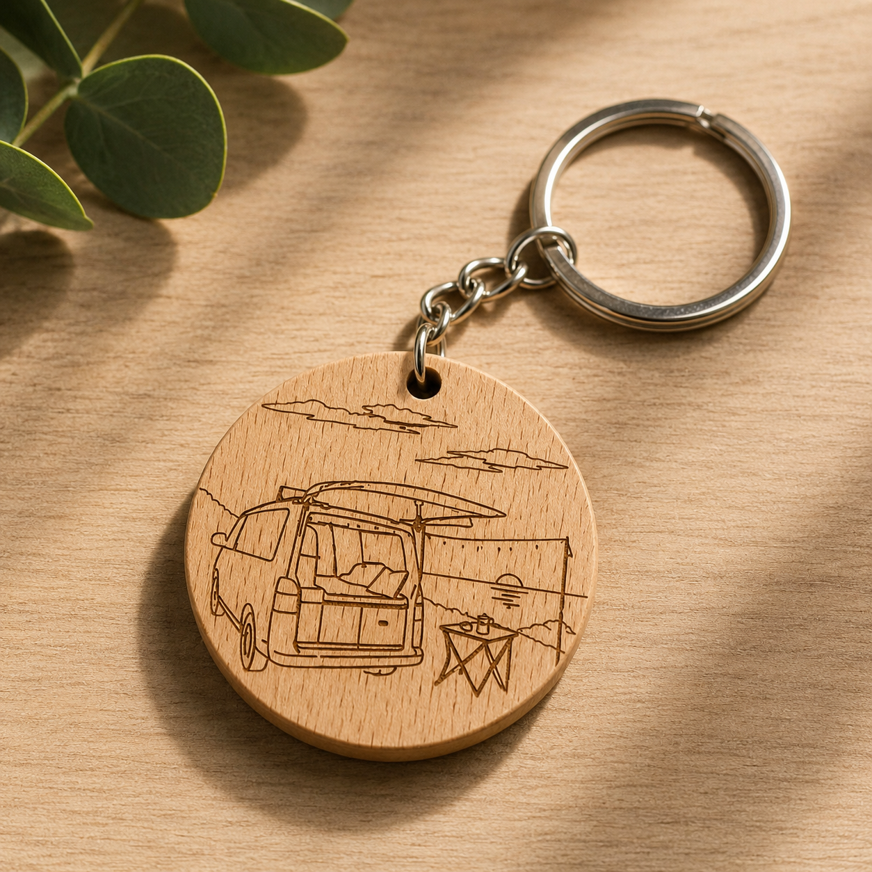 Porte-clé "vanlife" 1 chance de gagner le van